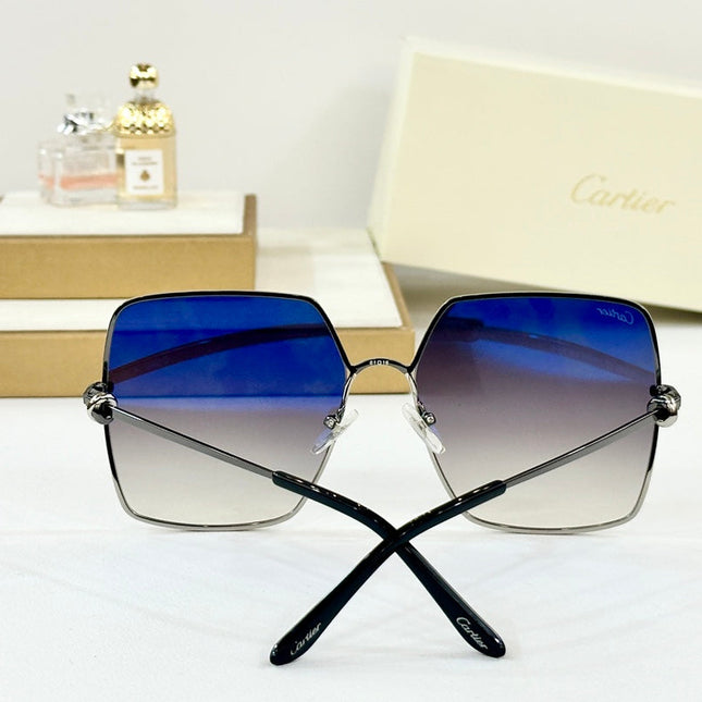 C DE OVERSIZED SQUARE FRAME SUNGLASSES CT0361 IN METAL