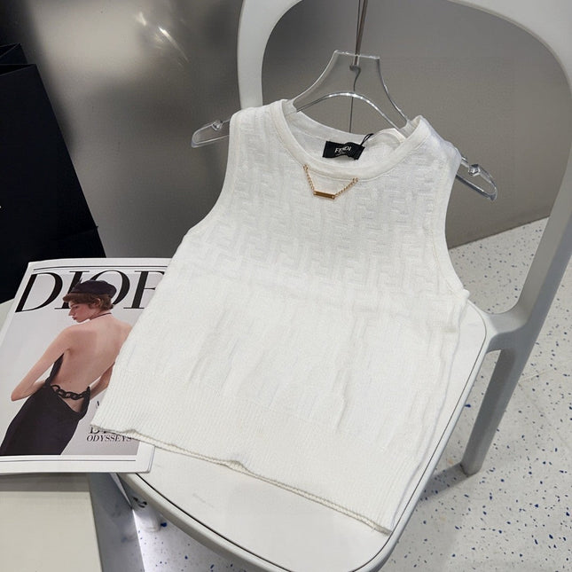 CAMISOLE 627711 IN WHITE COTTON RIBBED KNIT