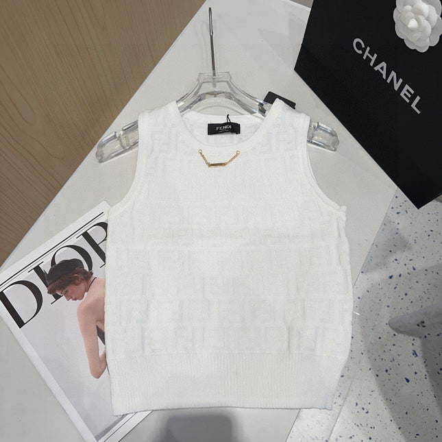 CAMISOLE 627711 IN WHITE COTTON RIBBED KNIT