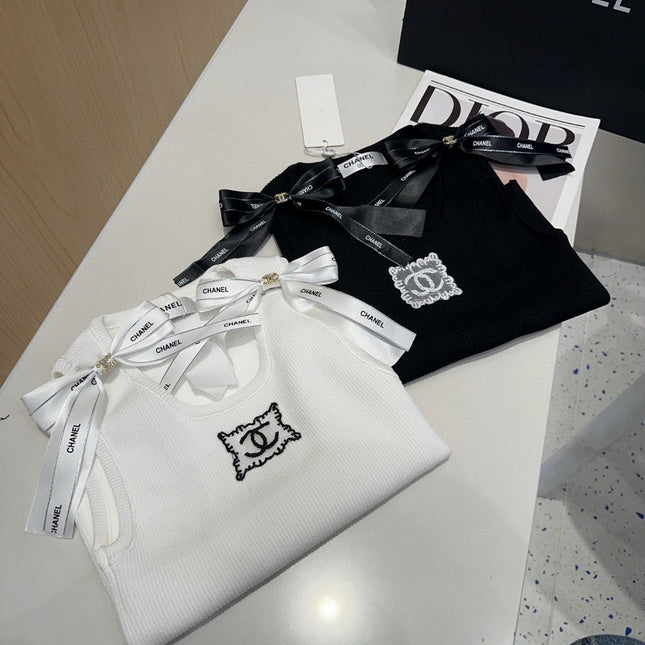 TANK TOP 615182 IN WHITE COTTON RIBBED KNIT