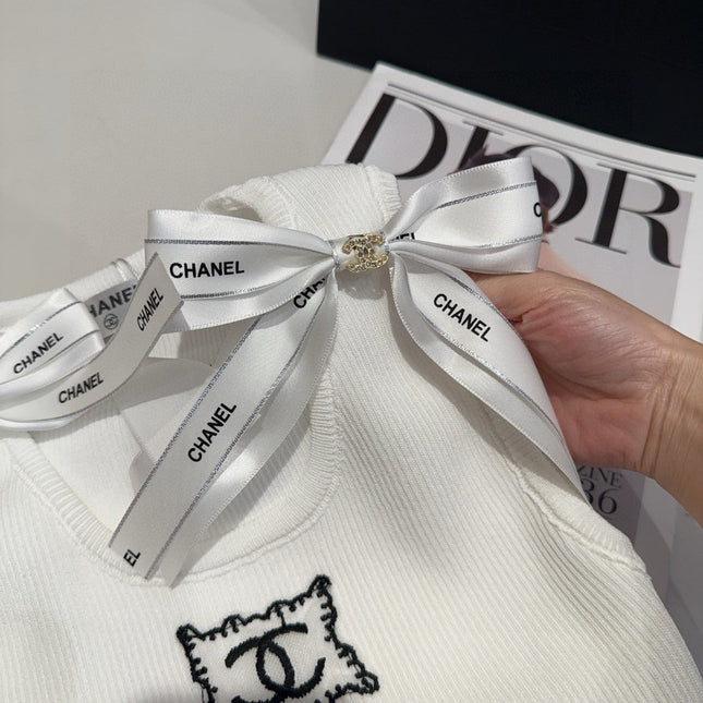 TANK TOP 615182 IN WHITE COTTON RIBBED KNIT