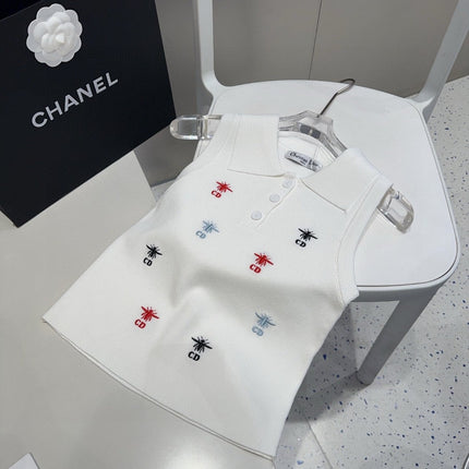 TANK TOP 624510 IN WHITE COTTON RIBBED