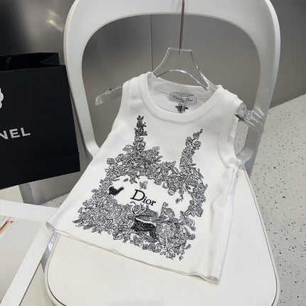 TANK TOP 639176 IN WHITE COTTON RIBBED KNIT