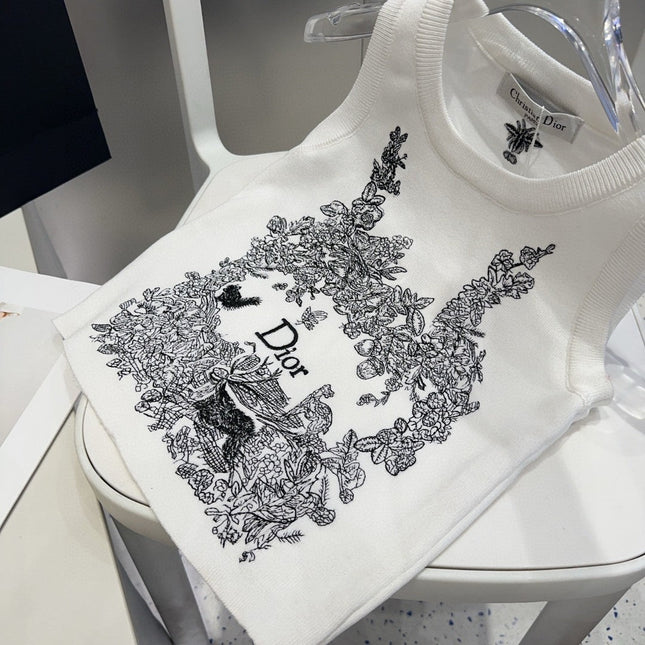 TANK TOP 639176 IN WHITE COTTON RIBBED KNIT