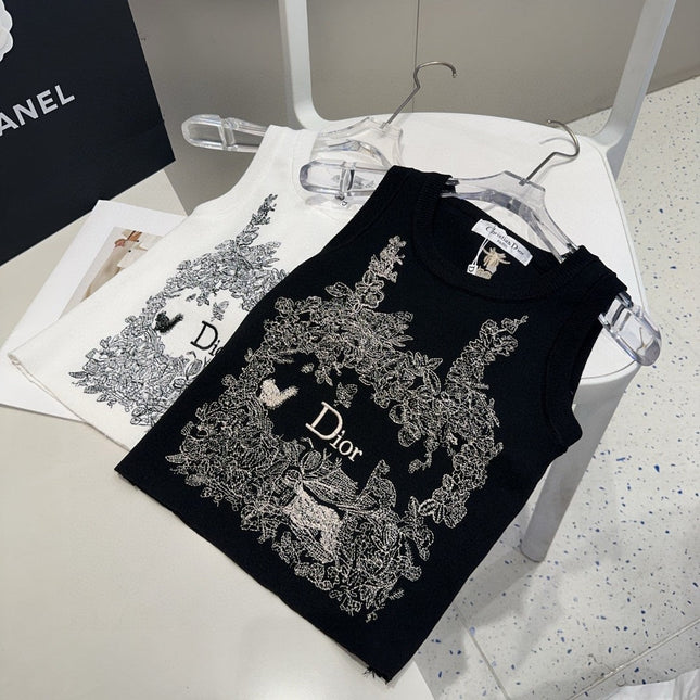 TANK TOP 639176 IN WHITE COTTON RIBBED KNIT