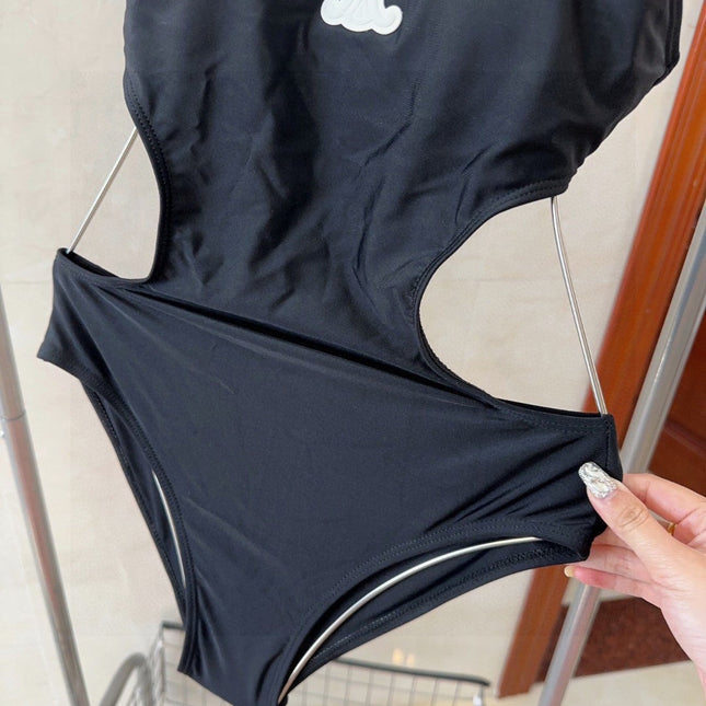 CELINE BIKINI 25S BODYSUIT IN BLACK 742672