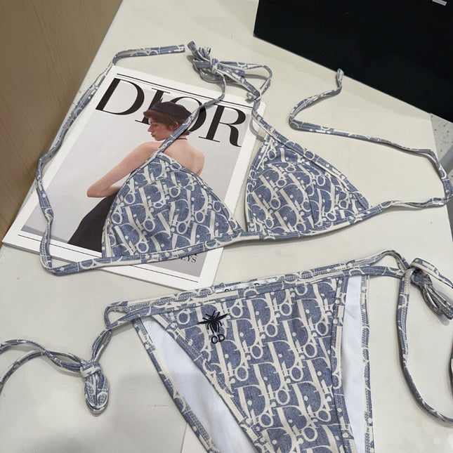 DIOR BIKINI 25S TWO PIECE IN LIGHT BLUE 742677