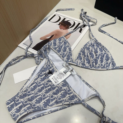 DIOR BIKINI 25S TWO PIECE IN LIGHT BLUE 742677