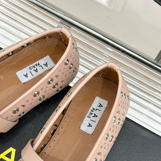 MARY JANE IN PEACH PINK CALFSKIN