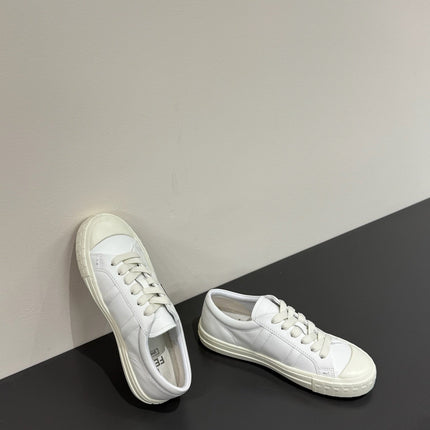 FF TRAINER SNEAKER IN WHITE CALFSKIN