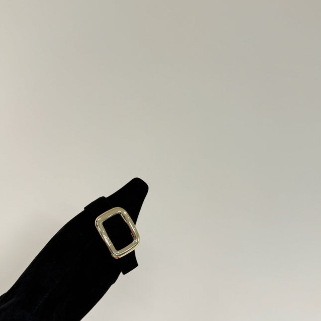 BELLE VIVIER CHELSEA BOOTIES IN BLACK SUEDE