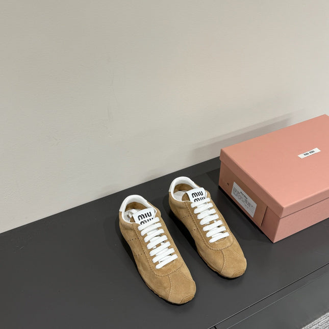PLUME SUEDE SNEAKERS EARTH BROWN