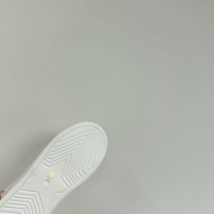 STAR SNEAKER WHITE CALFSKIN AND SUEDE CALFSKIN WITH SHEARLING LINING