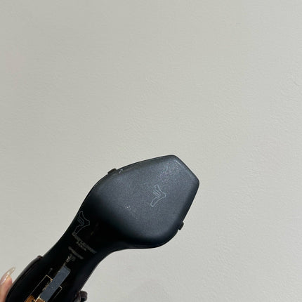 YSL HEELED SANDALS 25S 105 MM IN DARK RED GLOSSY LAMBSKIN