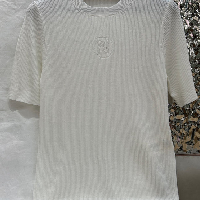 CREW NECK LOGO TEE 25S IN COTTON 266056