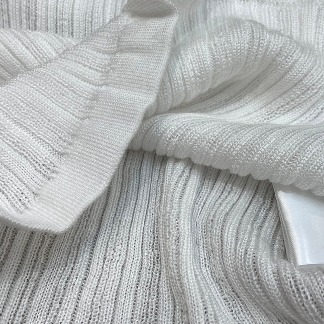 ROUND NECK KNIT TEE 25S IN COOL SILK 266093