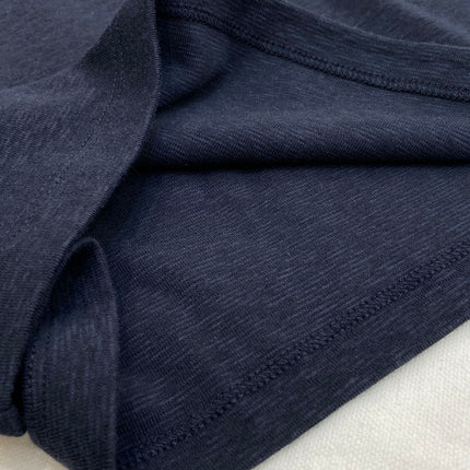 EMBROIDERED CHEST T SHIRT BEAUTY 25S IN COTTON 266314