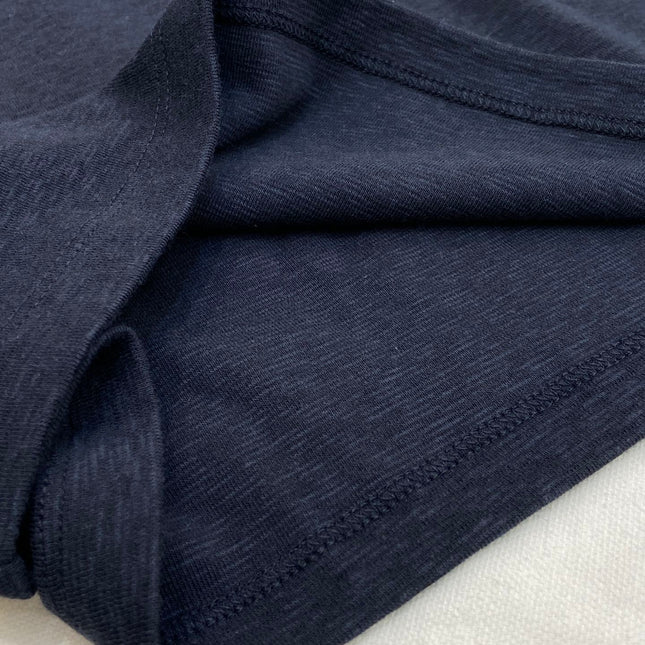 EMBROIDERED CHEST T SHIRT BEAUTY 25S IN COTTON 266314