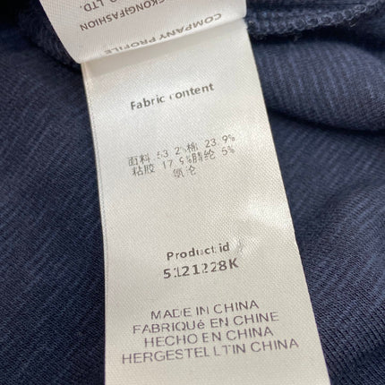 EMBROIDERED CHEST T SHIRT BEAUTY 25S IN COTTON 266314