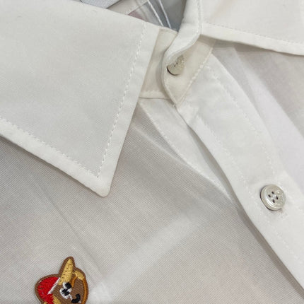 THOM INSPIRED SHIRT SET WITH DOG PRINT25S IN OXFORD COTTON 266228