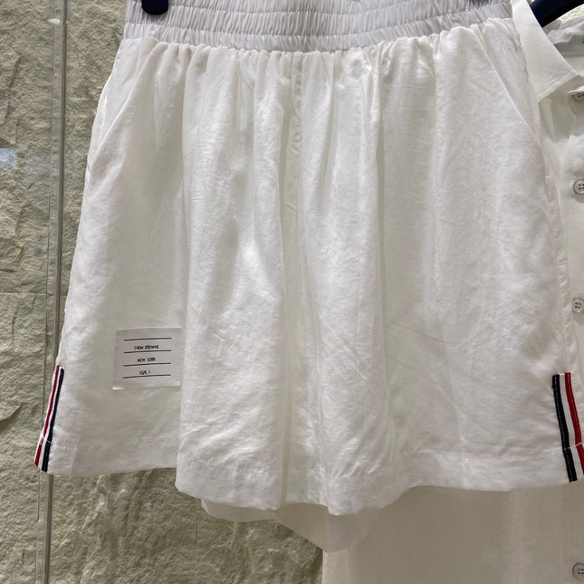 THOM INSPIRED SHIRT SET WITH DOG PRINT25S IN OXFORD COTTON 266228