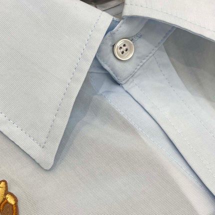 THOM INSPIRED SHIRT SET WITH DOG PRINT25S IN OXFORD COTTON 266233