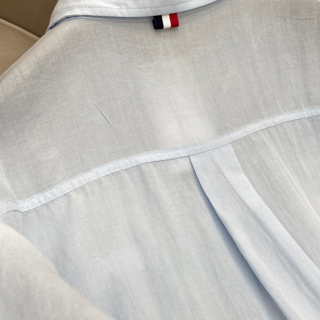 THOM INSPIRED SHIRT SET WITH DOG PRINT25S IN OXFORD COTTON 266233