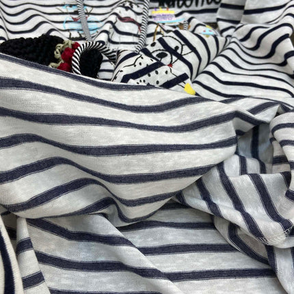 LONG SLEEVE STRIPED T-SHIRT 25S IN COTTON 266046