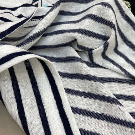 LONG SLEEVE STRIPED T-SHIRT 25S IN COTTON 266046