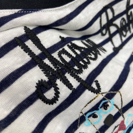 LONG SLEEVE STRIPED T-SHIRT 25S IN COTTON 266046