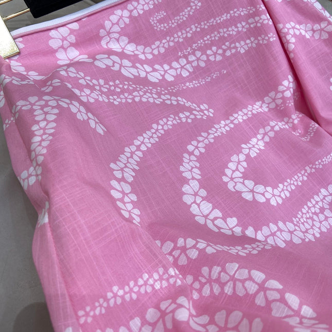 PETAL SNAKE PRINT DRESS 25S IN SILK COTTON 266251