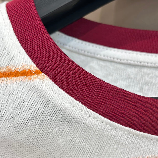 STRIPED LONG SLEEVE T SHIRT 25S IN COTTON 266272