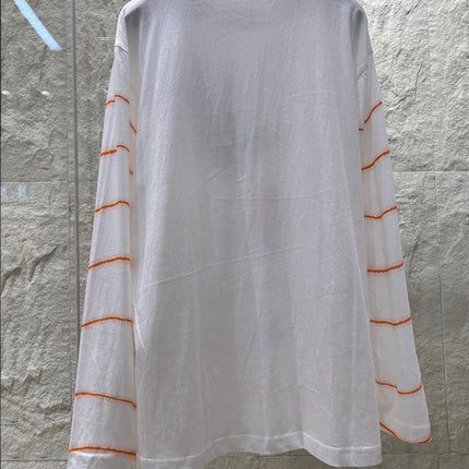 STRIPED LONG SLEEVE T SHIRT 25S IN COTTON 266272