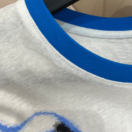 STRIPED LONG SLEEVE T SHIRT 25S IN COTTON 266277