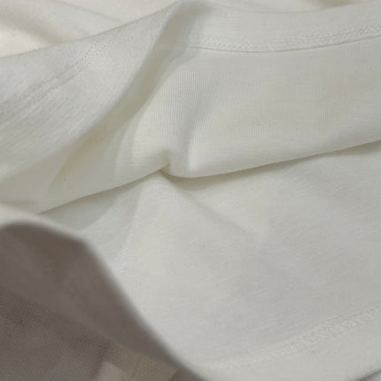 FLORAL EMBROIDERED T SHIRT 25S IN COTTON 266309