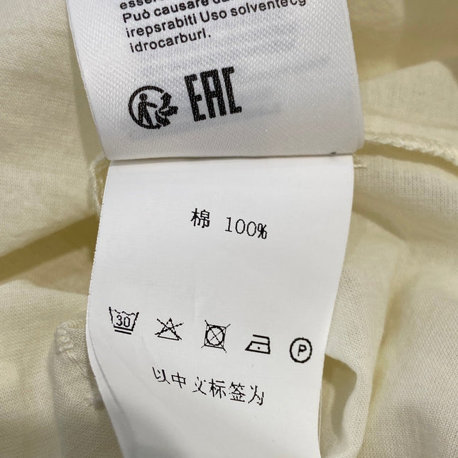 ROUND NECK EMBROIDERED SHIRT 25S IN COTTON 266154