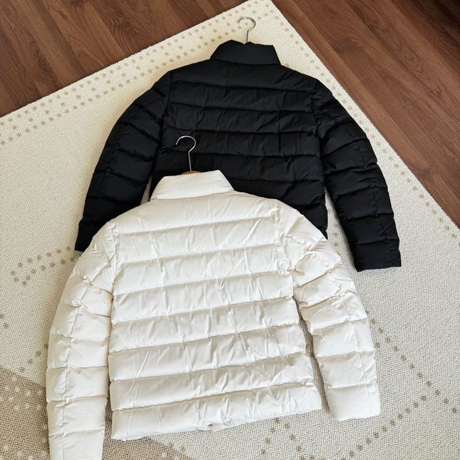 MONCLER 25S LIGHTWEIGHT STAND-COLLAR DOWN JACKET 221