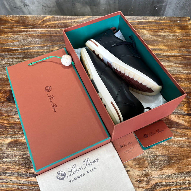 LP BERGEN SNEAKER BLACK CALFSKIN