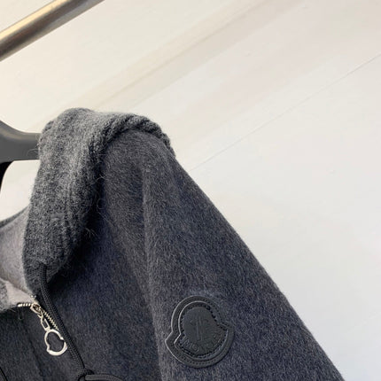 MONCLER 25S CASHMERE HOODED JACKET 201