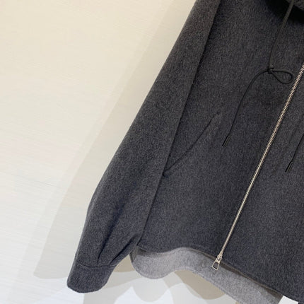 MONCLER 25S CASHMERE HOODED JACKET 201