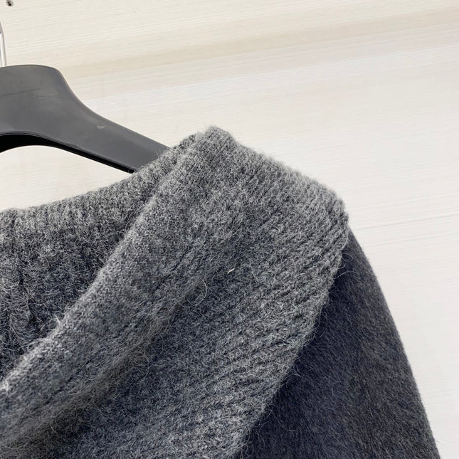 MONCLER 25S CASHMERE HOODED JACKET 201