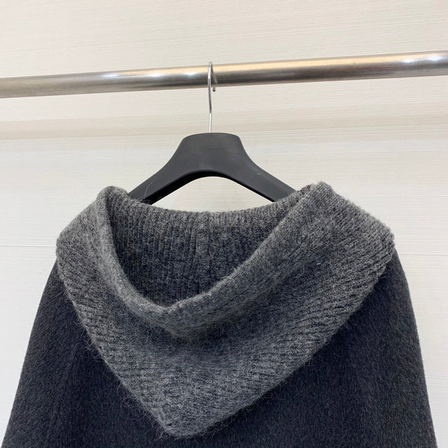 MONCLER 25S CASHMERE HOODED JACKET 201