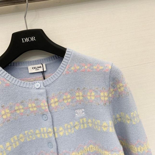 CELINE 25S WOOL CARDIGAN 0069