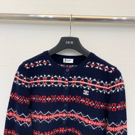 CELINE 25S WOOL CARDIGAN 0070