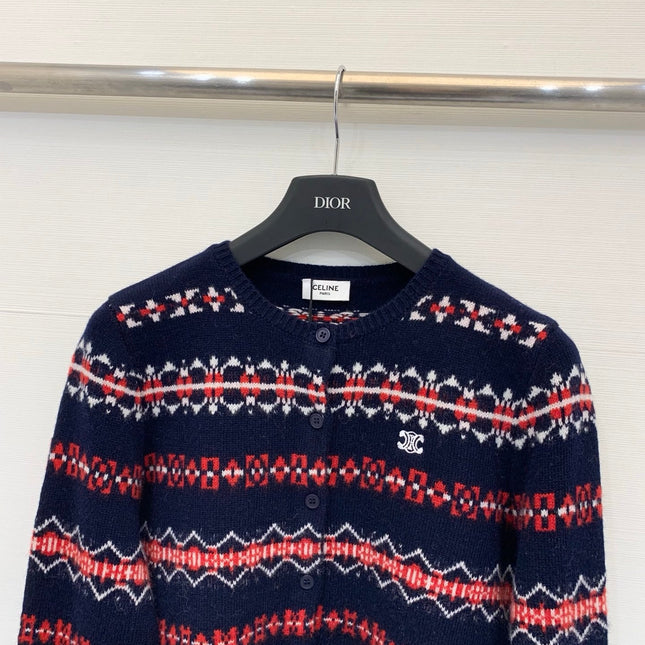 CELINE 25S WOOL CARDIGAN 0070