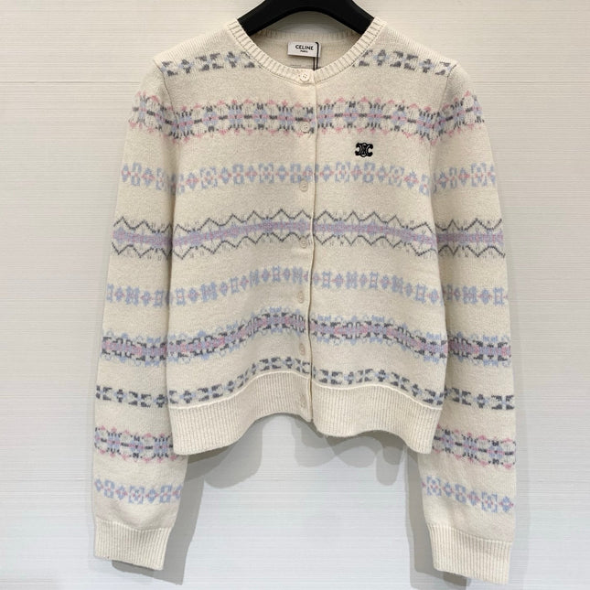 CELINE 25S WOOL CARDIGAN 0071