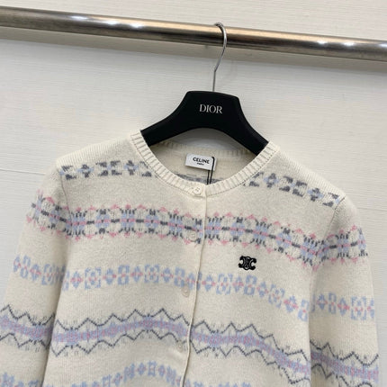 CELINE 25S WOOL CARDIGAN 0071