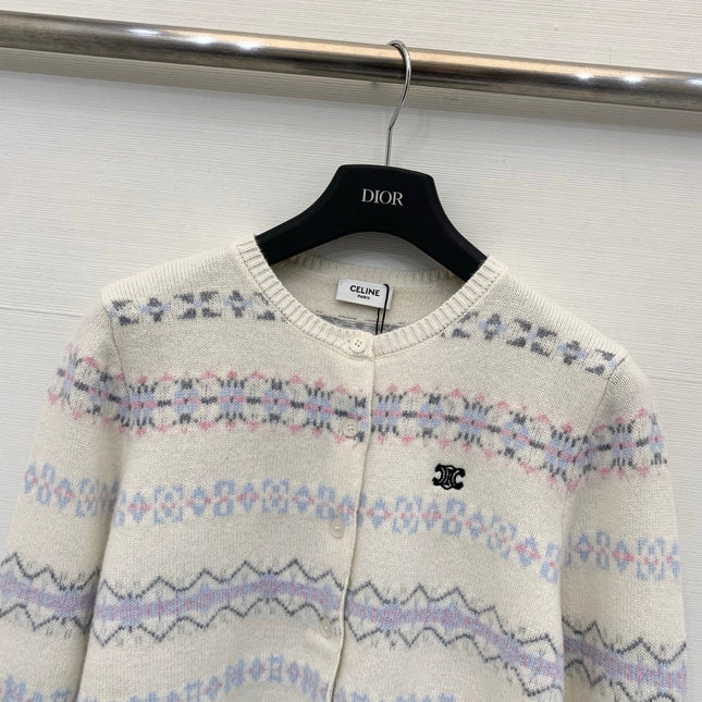 CELINE 25S WOOL CARDIGAN 0071