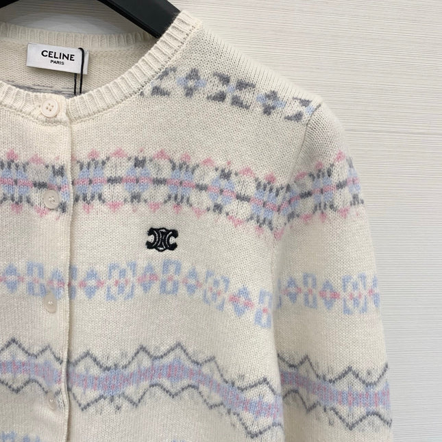 CELINE 25S WOOL CARDIGAN 0071