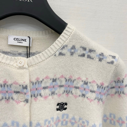 CELINE 25S WOOL CARDIGAN 0071